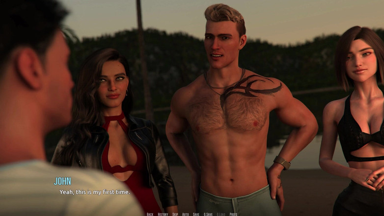 3D Cartoon Porn: Dominos Beach 5 Sfw Komplettlösung: Jhon trifft Rebellen-gang Neue Freunde &amp; Beach...