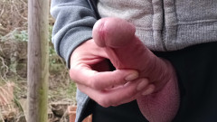 Rockardglans: Grande polla sin cortar creciendo, masturbándose, paja, cumming