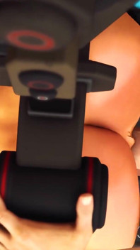 Bilim kurgu bdsm! Kelepçeli kızıl saçlı ateşli ağzı tıkalı kız cüce bir adam tarafından sert sikiliyor