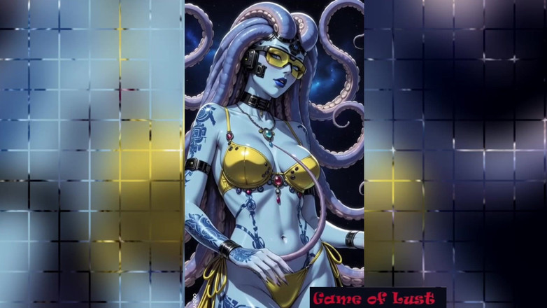 Game of Lust 3D: Gol büyük memeli uzaylı fantezi animasyonu v2