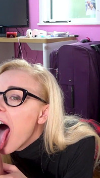 Office Boss Who Breaks: Desk POV Blow Job Punishment