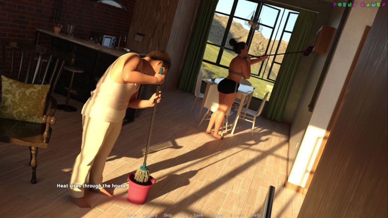 Porny Games: Exicionistická manželka od Wihte Foam - sex ve sprše s macechou,...