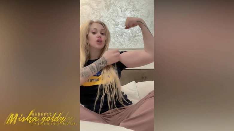 Goddess Misha Goldy: मैं शारीरिक रूप से आपसे बहुत मजबूत हूं!