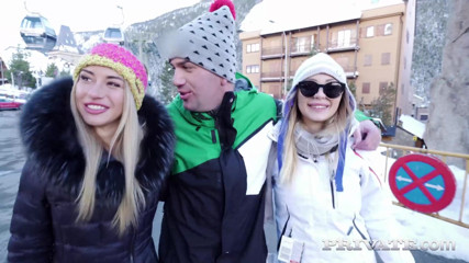 Private.com: Haley Hill and Katrin Wonder Why Skiing When You Can...