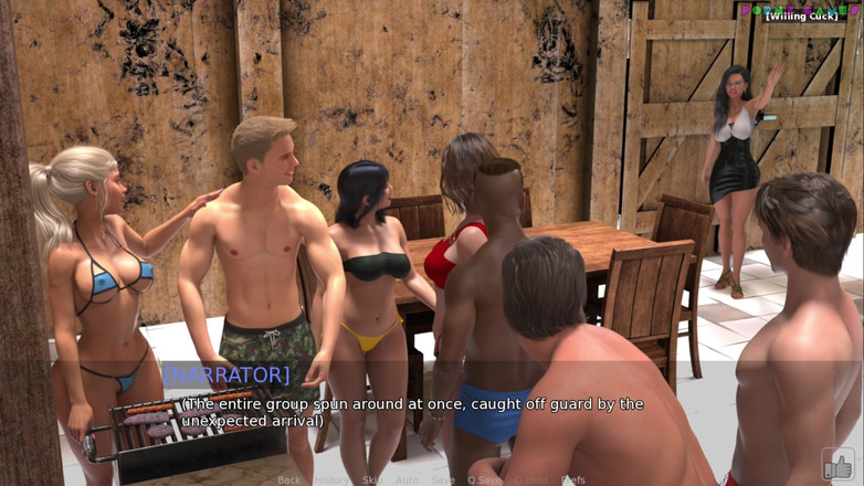 Porny Games: Według Sofia przez Grima Grima - para anal na grillu, mężulek...