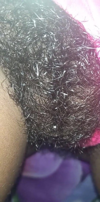 Close up Rubbing My Hairy Pieced Wet Pussy