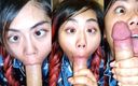 Nutz: La jolie Ahegao taille une pipe en POV