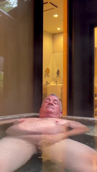 Some Fun in a Hot Tub in Fuji Japan