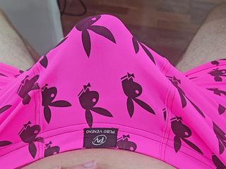Lk dick: Mi nueva ropa interior rosa 1