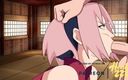 Hentai ZZZ: Sakura hluboce kouří Naruto Hentai