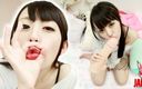 Japan Fetish Fusion: Ikumi's Tempting Lips and Dildo Antics