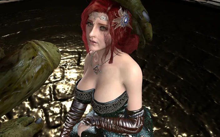 JubeiKibaFH: Triss Merigold Fucked and Bred by Giant Green Orc