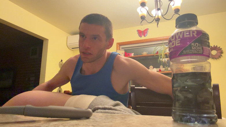 Alpha stud 4 u: Bend Emo Girl Over Kitchen. Stool in Bright Airy Kitchen...