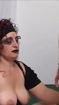 Takes the cock in butts but he goes crazy and fucks her