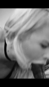 Canadian snow bunny struggles to handle black bull pounding