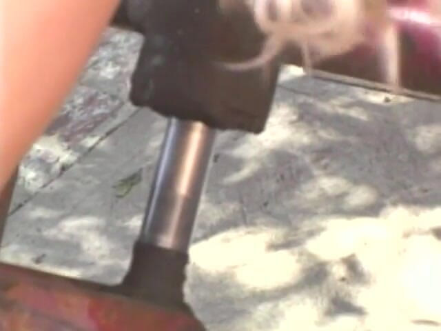 Fuck me Hard: Skinny curly blonde has anal sex in the park