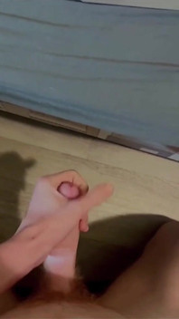 Hot 18yo Twink Destroying His Dick, Hardcore and Intensive Masturbation and Cum