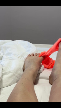 Lying on the Bed, I Stretched My Legs Out - Just Relaxing