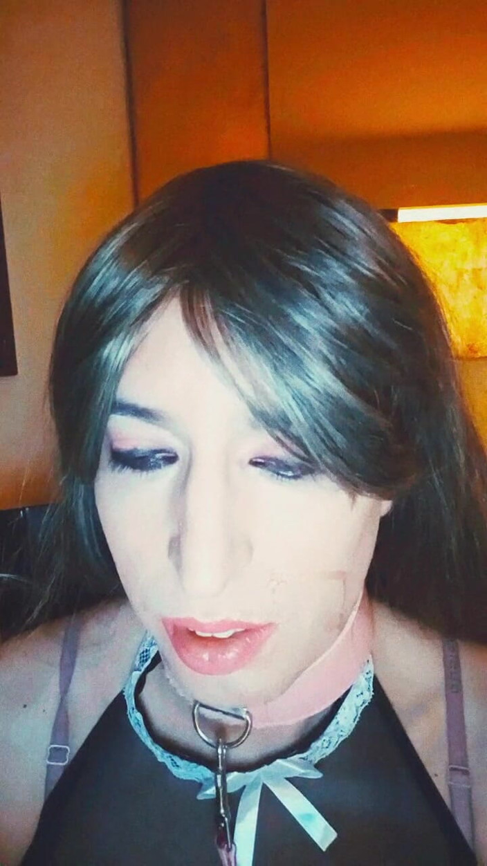 Tammy sissy slave: Tammysissy Before and After Sucking Cock