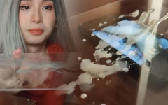 S006 - Cum Twice on Acrylic and Eats It