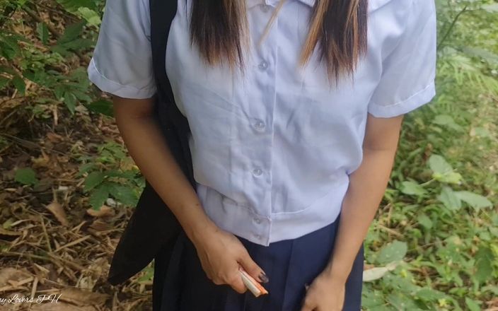 Pinay Viral Scandal: Studentă asiatică sex riscant de străini aleatoriu
