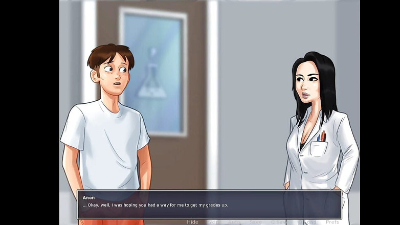 Lana Game plays: Summertime saga 第9部分 - 我好朋友的热辣继母