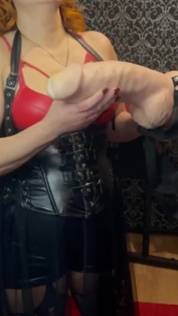 Huge Dildo for Anal Sissy Slut Training