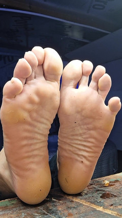 Midsouth Foot Fetish: Arătându-mi tălpile umede