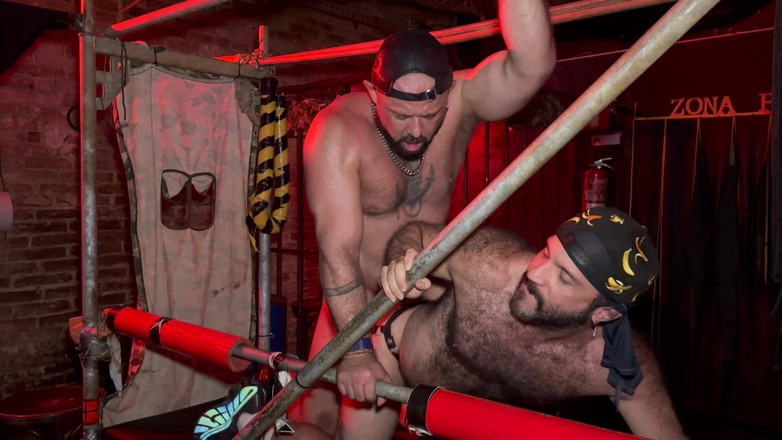 Beau Grinsell: Hairy Muscled Latino Kike Gil Gets Wrecked by Aussie Muscled...