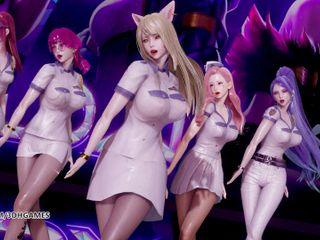 3D-Hentai Games: Somi - What you waiting for striptease Ahri Akali Kaisa Evelynn...