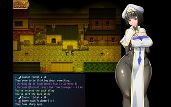 Nymphomania Priestess Cuckold Hentai Game Ep.8 Cheating on Her GF with a Random Street Girl!