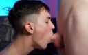 Matty and Aiden webcam: Close-up pijpbeurten en klaarkomen op live webcamticketshow