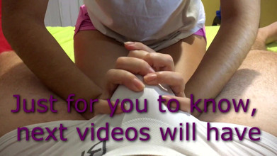 We Wanna Hear Our Subscribers While She Masturbates Me in My White Underwear