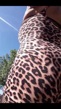 I Was a Cheetah Girl Today. I Had a Good Route in the Burbs and Was Cool with My Cheeta Print