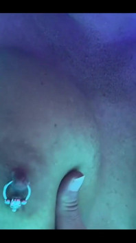 Masturbate and Nipples Play in Sunbathing Area Studio