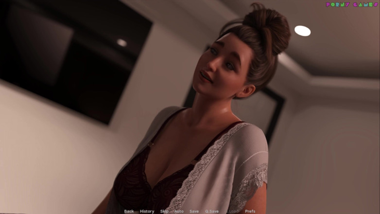Porny Games: Exibitionist Wife by Wihte Foam - Shower Sex with Stepmommy, Naked...