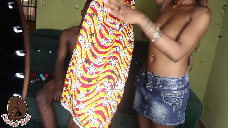 Castedraw: За кулисами: Девушка Naija получает каждый дюйм члена в ее анал
