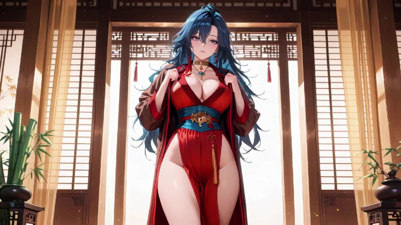 Tay Swift X: Blue-haired Samurai! Service in the Bamboo Grove. What Secrets Hide...