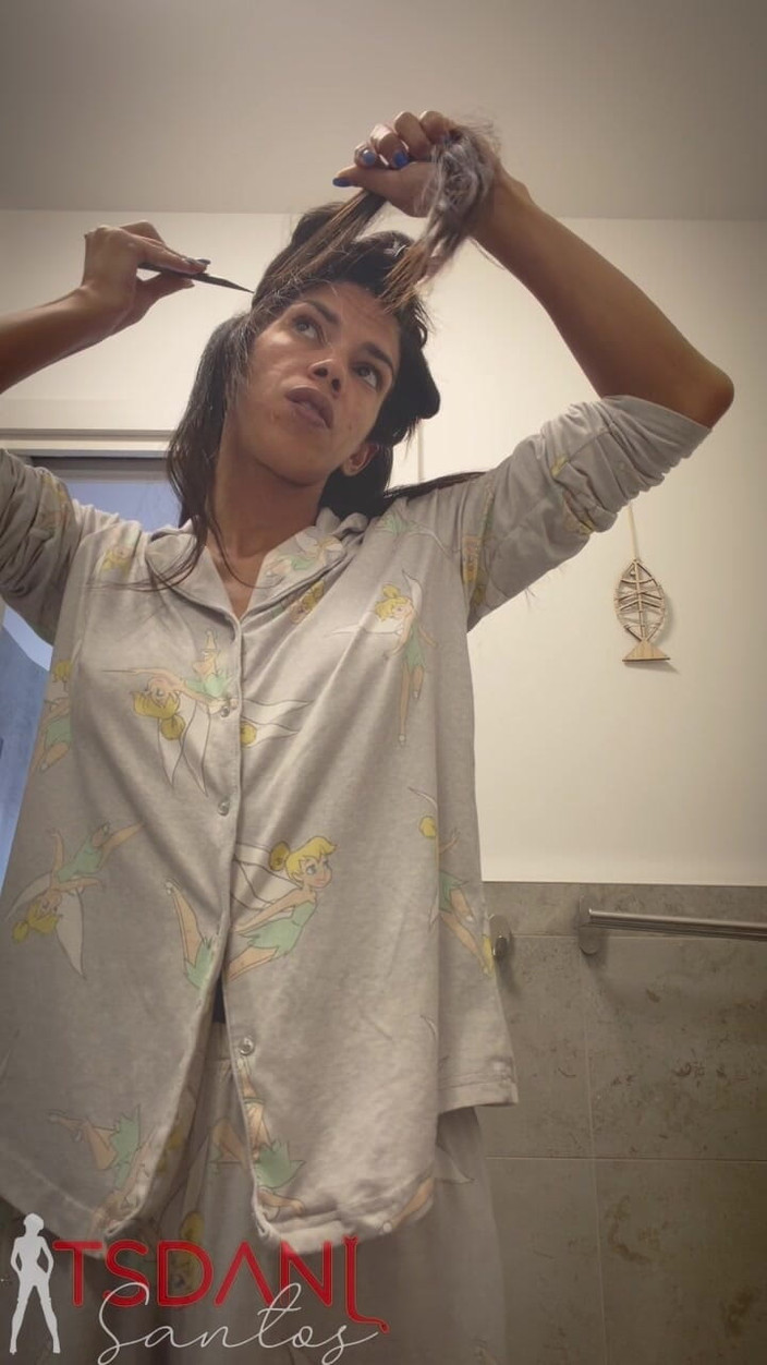 Tsdanisantos1: Ich mache meine Haare schöner