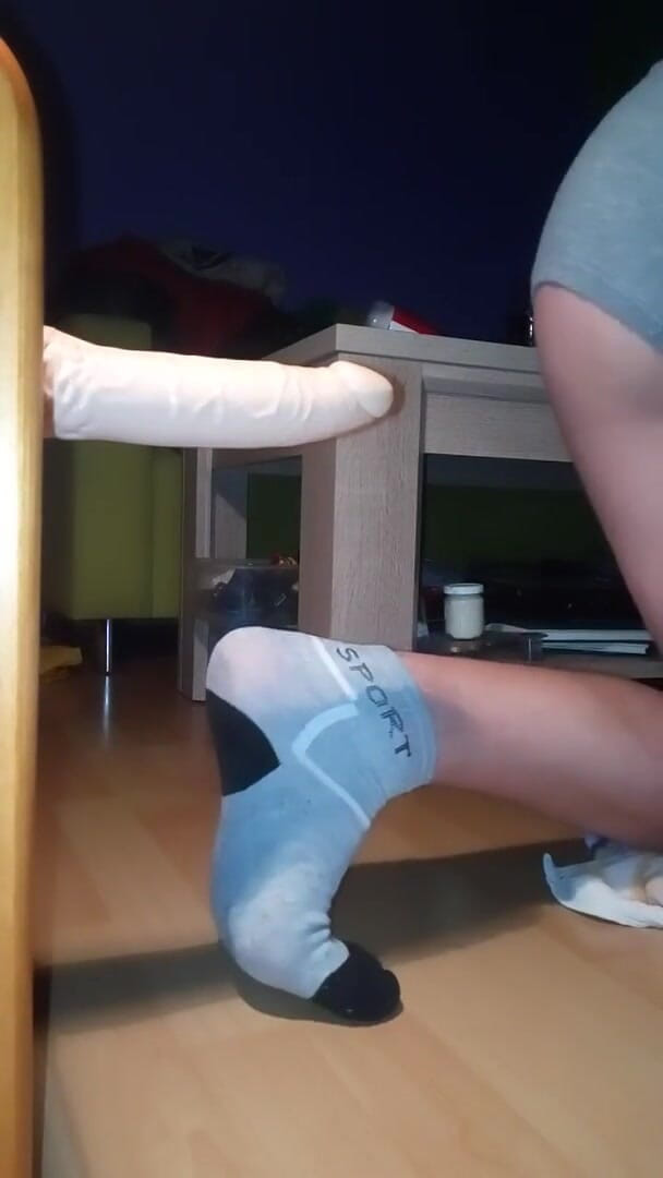 Sweethole: My first anal with my dildo