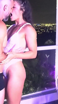 White Lingerie and a Lady of the Night Ready to Fuck
