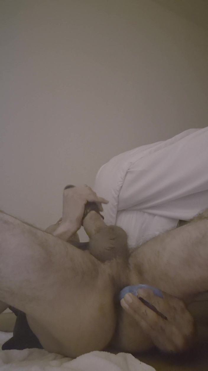 Spagnols anal: Masturbatie vóór het bezoek van mijn minnaar