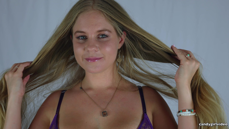 CandyGirl Video: Anabelle Pync - Purple Lingerie Iii