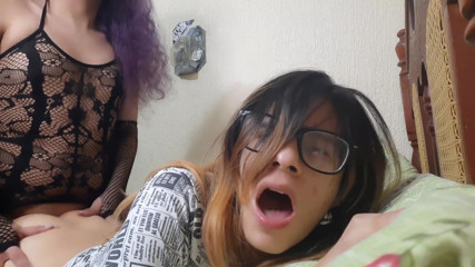 Crystal Phoenix: Fucking hard with roomates in the other room
