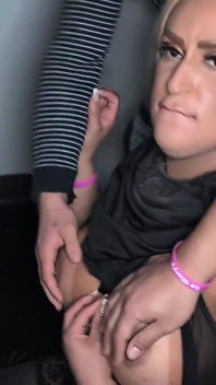 Gangbang with 20 Guys in a Swingers Club for This Brazilian Trans Slut