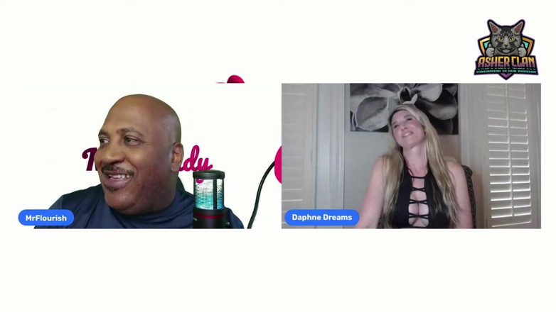 Mr Flourish Live: Asherclantv and Milfcandy Podcast with Daphnexdreams Hosted by Mrflourish69