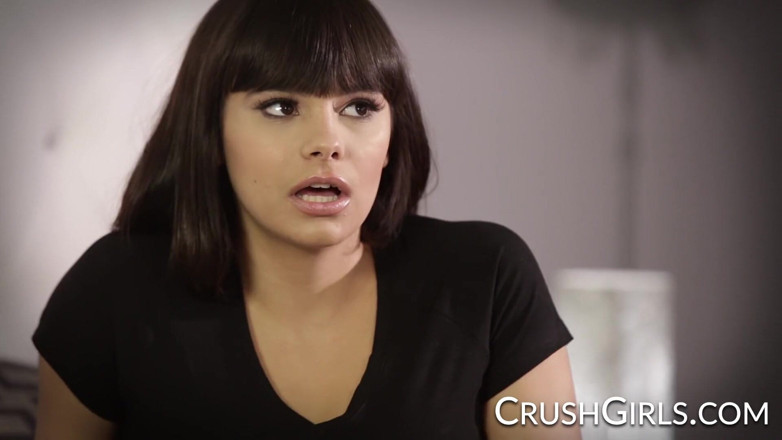 Crush Girls: Crush Girls - Cherie catches her stepdaughter Violet masturbating in bed
