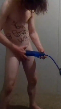 Phallus (penis) Pump; Side View, Close-up