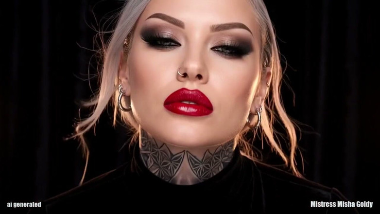 Goddess Misha Goldy: Zachte stem, hard wet hoe rustiger ik word, hoe harder...