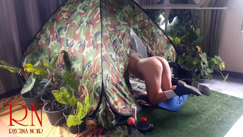 Regina Noir: Sex in camp. A stranger fucks a nudist lady in...